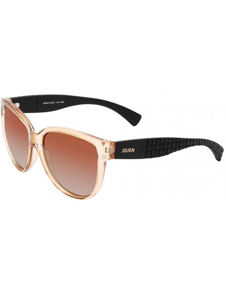 Cat Eye Polarized Fashion Sunglasses for Women's Cat Eye Retro Ultra Light Lens TR90 Frame JE003 - CZ18HGRZHM4 $18.97