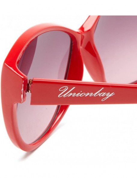 Cat Eye Women's U192 Cat-Eye Sunglasses - 62 mm - Red - CU11BP5NM3X $33.11