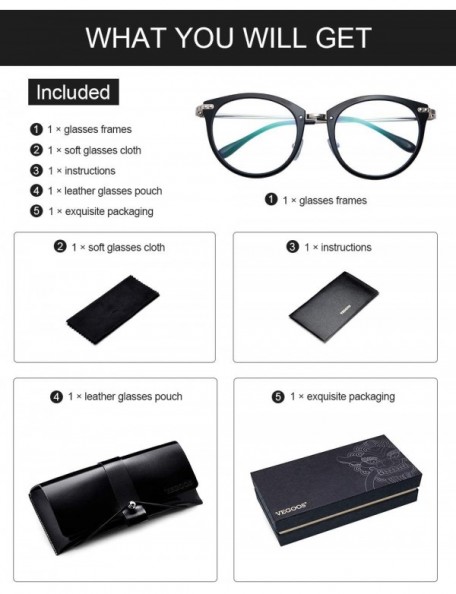 Aviator Blue Light Blocking Glasses Men Women Clear Lightweight Eyeglasses Frame for Computer Reading/Gaming/TV/Phones - CK18...