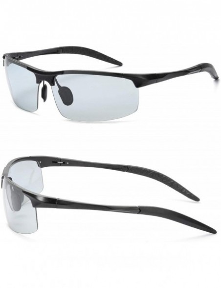 Sport Sunglasses Photochromic Men with Polarized Lens Bike Glasses for Men- 100% UV Protection Sunglasses for Men - CF18M6DQZ...