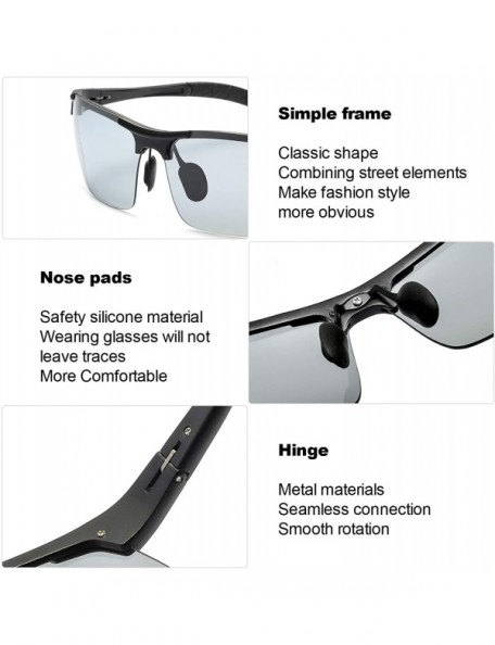 Sport Sunglasses Photochromic Men with Polarized Lens Bike Glasses for Men- 100% UV Protection Sunglasses for Men - CF18M6DQZ...