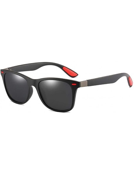 Oval Square Shade Glasses-Polarized Sunglasses For Men Women-UNBREAKABLE Frame - A - CO1905YH25L $35.68