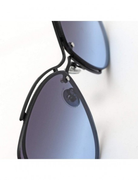 Cat Eye 2019 new sunglasses - rivets double beam sunglasses fashion cat eyes sunglasses ladies - B - CH18S0XAYE5 $43.48