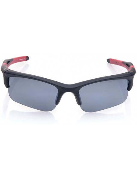 Sport Sports Polarized Sunglasses UV Protection Sunglasses for Fishing Golf Motorcycle - Black&red - CP18W6LAK8H $23.10