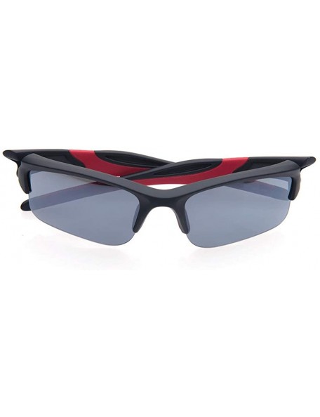 Sport Sports Polarized Sunglasses UV Protection Sunglasses for Fishing Golf Motorcycle - Black&red - CP18W6LAK8H $23.10