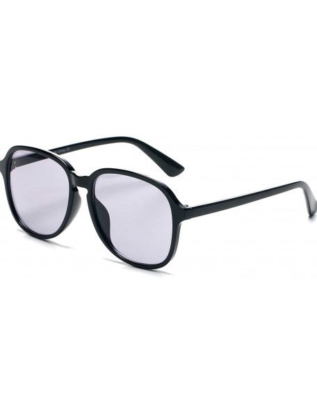 Goggle Women Retro Vintage Round UV Protection Fashion Sunglasses - Black - CE18WU8QTWE $43.81