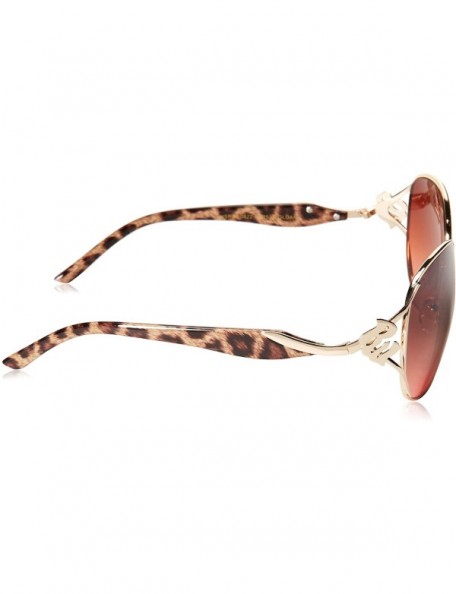 Oval Women's R538 Oval Sunglasses - Gold/Animal - C611HJIUX6T $46.62