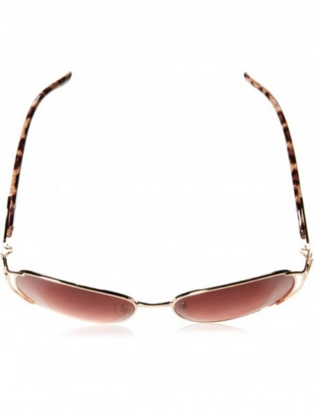 Oval Women's R538 Oval Sunglasses - Gold/Animal - C611HJIUX6T $46.62