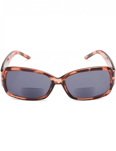 Oversized Readers.com Reading Sunglasses The Karissa Bifocal Reading Sunglasses Plastic Rectangle Style for Women - CK119EX7M...