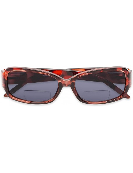 Oversized Readers.com Reading Sunglasses The Karissa Bifocal Reading Sunglasses Plastic Rectangle Style for Women - CK119EX7M...