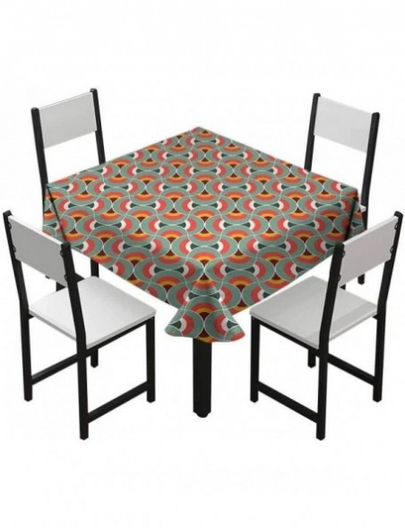 Square Geometric Square Tablecloth Triangle Gradient - Color03 - C9197RLCRHC $49.40