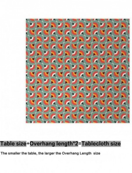 Square Geometric Square Tablecloth Triangle Gradient - Color03 - C9197RLCRHC $49.40