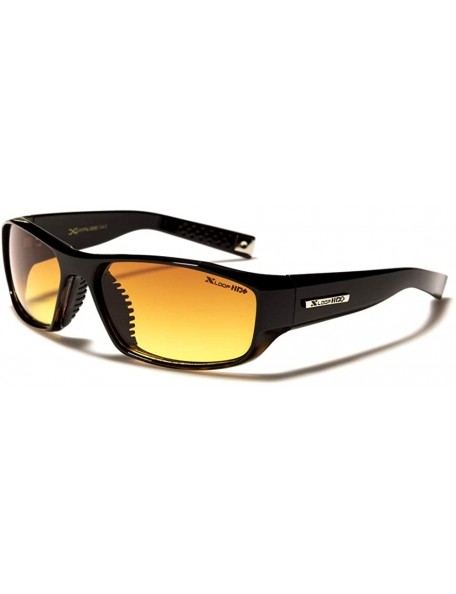 Rectangular Brown Blue Blocker High-Definition (HD) Lens Driving Rectangle Sunglasses - Brown - C5197057UKS $14.66