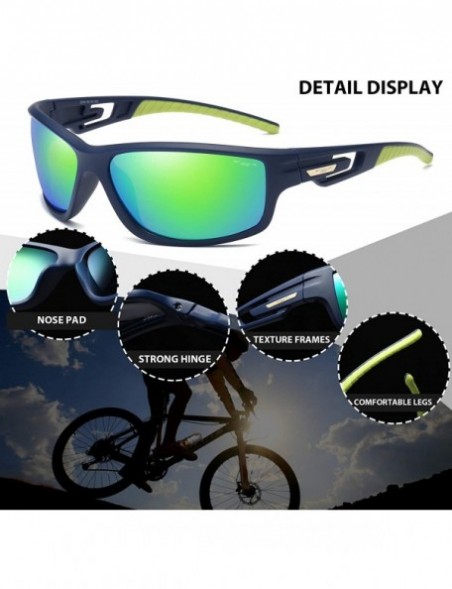 Rimless Sports Sunglasses Polarized Lens with TR90 Frame for Men Women - Green - C418M2C35IZ $16.29