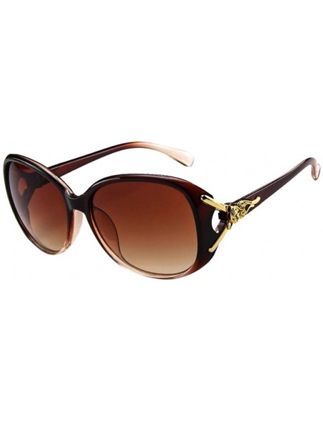 Square Vintage Sunglasses for Women Men Classic Retro Designer Style Eyewear Casual UV400 Sunglasses - Khaki - CO190G3WGLK $1...