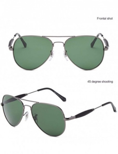 Aviator Sunglasses - Sunglasses - Sunglasses - Sunglasses - Clams - Glasses - Shades - Classical Double Beams - B - C918QR76L...