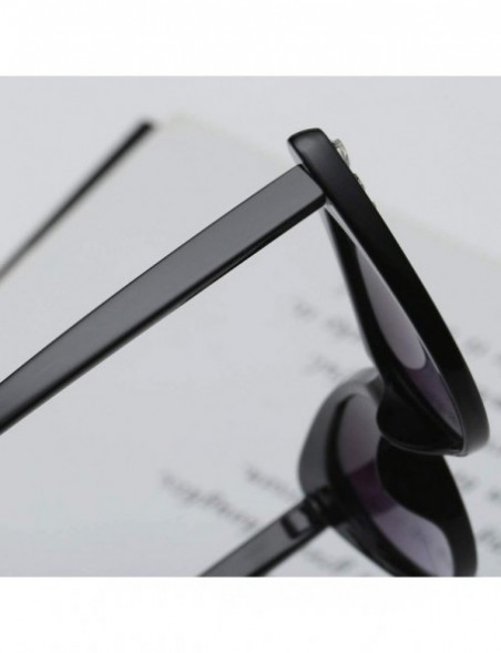 Square Women Vintage Cat Eye Sunglasses New Retro Eyewear Casual Fashion Radiation Protection Sunglasses - CT18TQXI663 $8.60