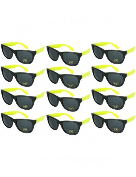 Oversized 12 Bulk 80s Neon Party Sunglasses for Adult Party Favors with CPSIA certified-Lead(Pb) Content Free - CI18E6LDOK9 $...