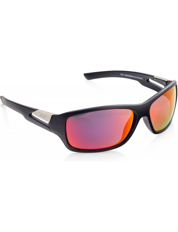 Sport Men Women Sports Style TAC Polarized Designer Sunglasses with Flexible Frame - 100% UV BLOCK - 14114 - CZ12KWEI1P1 $70.03