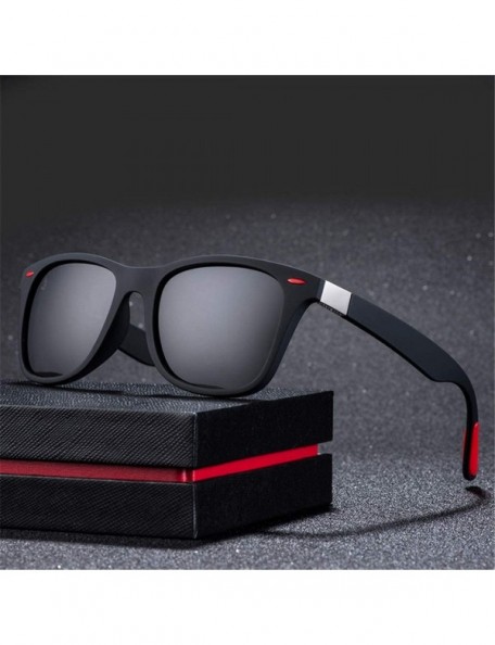 Square Classic Polarized Sunglasses Men Women Design Driving Square Frame Sun Glasses Male Goggle UV400 Gafas De Sol - CF18XS...