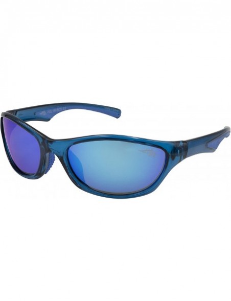 Wrap Wabassa Polarized Wrap Sunglasses - Blue Crystal - CC18MCMKNKZ $26.96