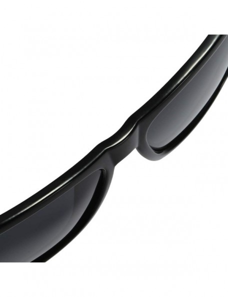 Oversized HD Polarized Vintage Round Sunglasses for Men Women Classic Retro Designer Style UV400 Protection - C - C8197AZUKU3...