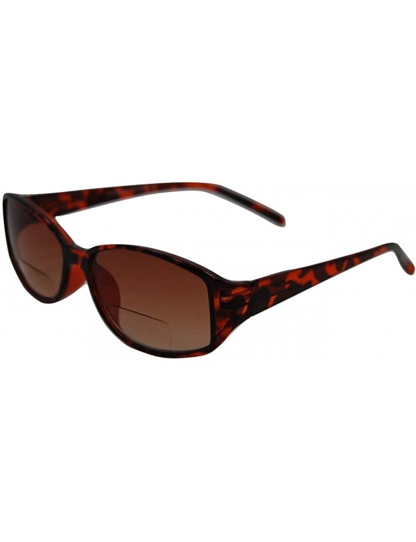 Rectangular Stylish Bifocal Sunglasses - Tortoise - CK11TO9Y7JP $20.79