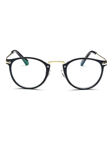 Wrap Fashion Korean Personality Student Style Transparent Lens Frame Glasses For Men&Women - C1 - CH12N5LEJOW $9.39