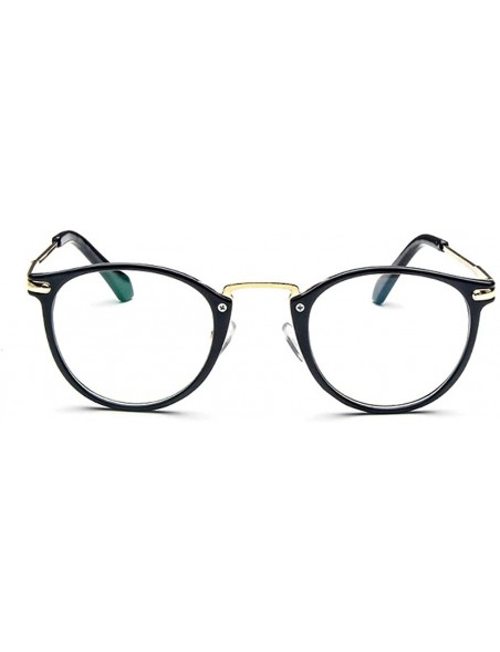 Wrap Fashion Korean Personality Student Style Transparent Lens Frame Glasses For Men&Women - C1 - CH12N5LEJOW $9.39