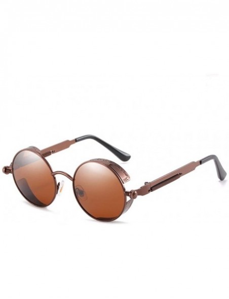 Aviator Polarizing Glasses Steam Punk Sunglasses European and American Sunglasses - C - CP18QO9C20Z $32.67