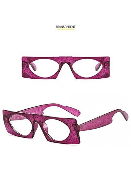 Oversized Square Vintage Sunglasses Women Luxury Brand Designer Sun Glasses For Men Fashion Trendy Popular Glasses Uv400 - CW...