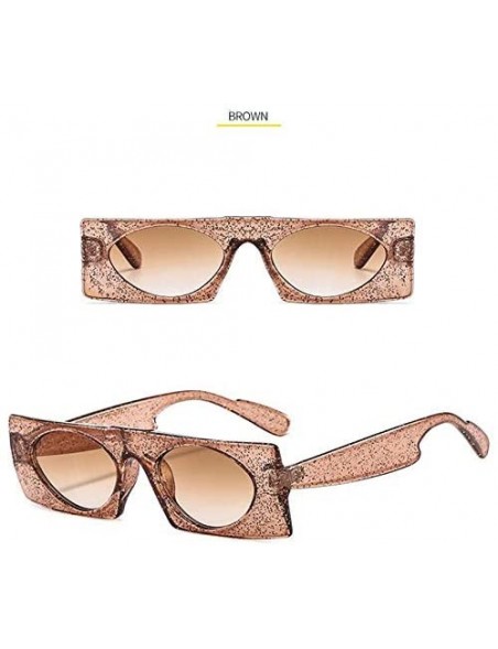 Oversized Square Vintage Sunglasses Women Luxury Brand Designer Sun Glasses For Men Fashion Trendy Popular Glasses Uv400 - CW...