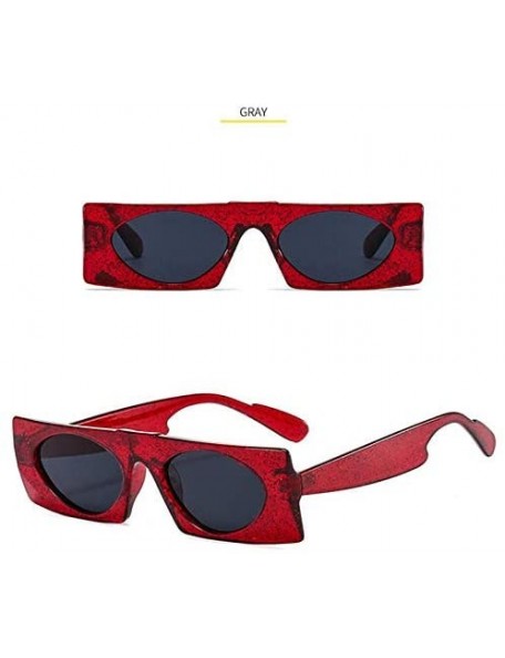 Oversized Square Vintage Sunglasses Women Luxury Brand Designer Sun Glasses For Men Fashion Trendy Popular Glasses Uv400 - CW...