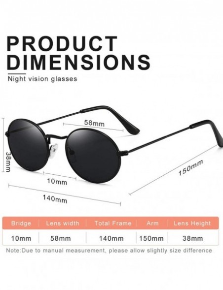 Sport Oval Sunglasses for Women Vintage Metal Frame Glasses Anti Reflective Retro Eyeglasses Unisex - CX195ASZOIN $8.67