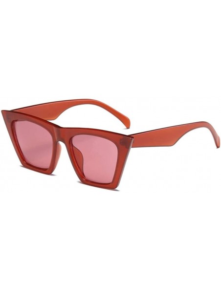 Sport Women Fashion Cat Eye Marine Sunglasses - C - CM1858QG2HW $7.93