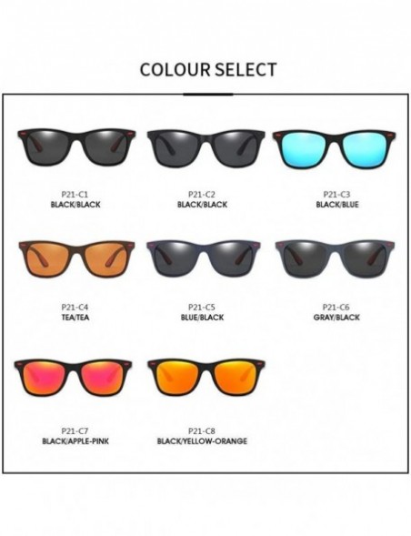 Oversized Polarized Sunglasses Men Women Driver Shades Male Vintage Sun C2 - C10 - CK18YQN025N $9.46