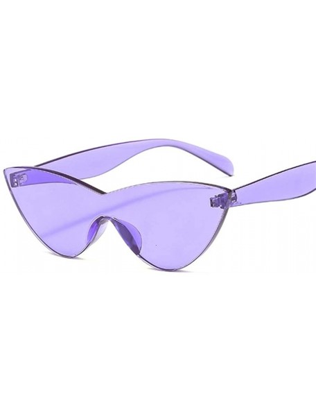 Cat Eye Women Vintage Cat Eye Sunglasses Lovely Sun Glasses For Ladies Cute Sexy Cool Retro Uv400 - Purple - C2198UKLA84 $9.39