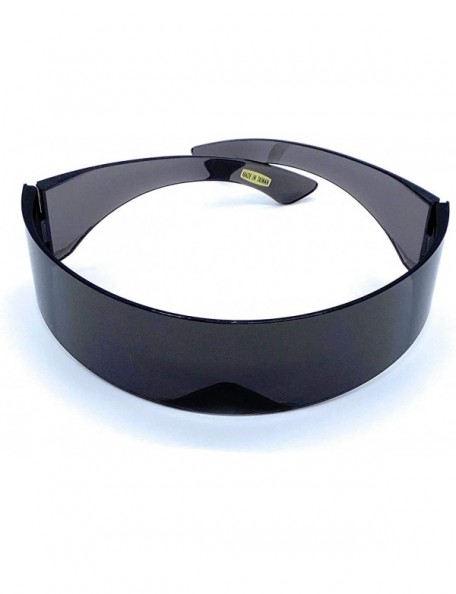 Wrap Futuristic Shield Sunglasses Monoblock Cyclops 100% UV400 - CO198OXEMQ9 $8.69