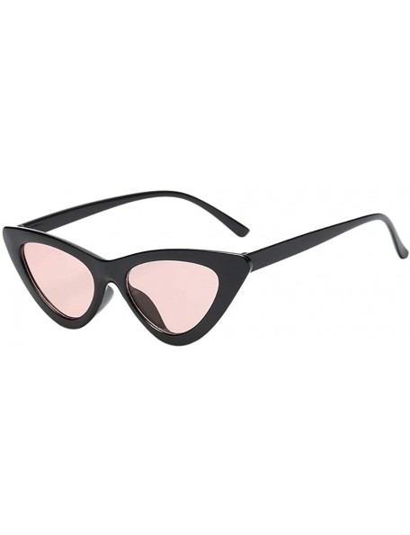 Oversized Unisex Vintage Eye Sunglasses-Retro Eyewear Fashion Radiation Protection - C - CH18OZ5QYOY $18.52