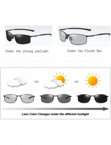 Sport Polarized Photochromic Sunglasses Men Transition Lens Driving Glasses Driver Safty Goggles Oculos Gafas De Sol - C11985...