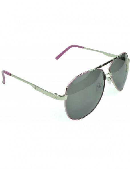 Wrap Trendy Classic Aviator Sunglasses Men/Women Sunglasses 100% UV Protection - Pink - CN129IJX4WL $10.44