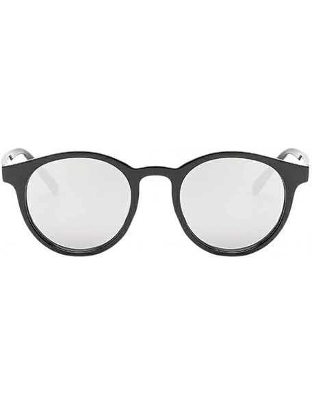 Oversized Sunglasses for Men Women Vintage Round Sunglasses Retro Sunglasses Circle Eyewear Glasses - B - CM18R2QCUGQ $6.23