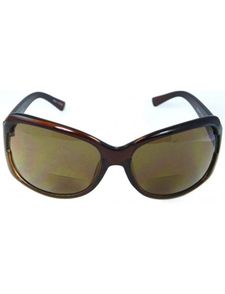 Sport Bardot's Premium Bifocal Sunglasses - Sunglasses and Sun Readers in One - Dark Brown - CF18UMU0HW0 $44.20