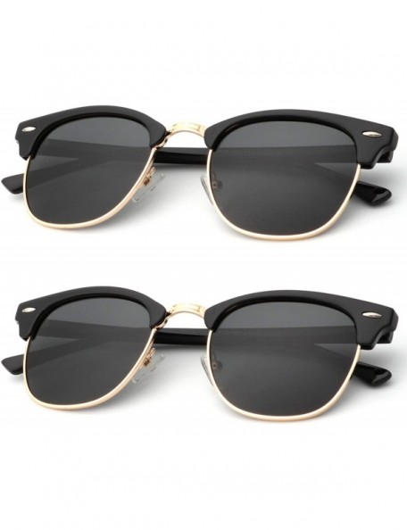 Round Unisex Polarized Sunglasses Stylish Sun Glasses for Men and Women Color Mirror Lens Multi Pack Options - CC18OKUN9K3 $1...