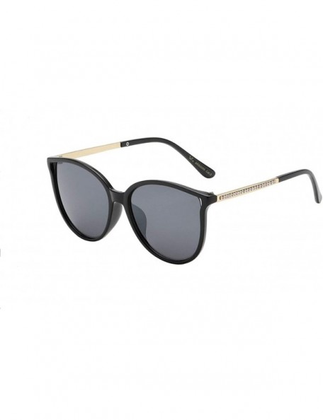 Round Western Fashion Cubic Round Sunglasses. - Black - CH190RYS4G5 $25.43