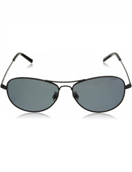 Aviator Pld1004/S Aviator Sunglasses - Matte Black - CE11QCMM85H $46.20