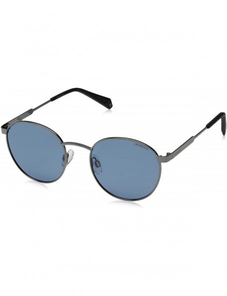 Oval Pld2053/S Oval Sunglasses - Blue - C5183NKHI7S $45.56