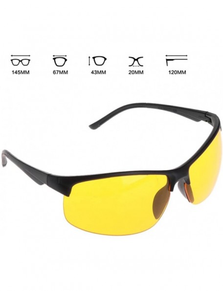 Sport Outdoor Protection Sunglasses-Fishing Cycling Night Vision Glasses - CE18G9SEGKQ $8.19