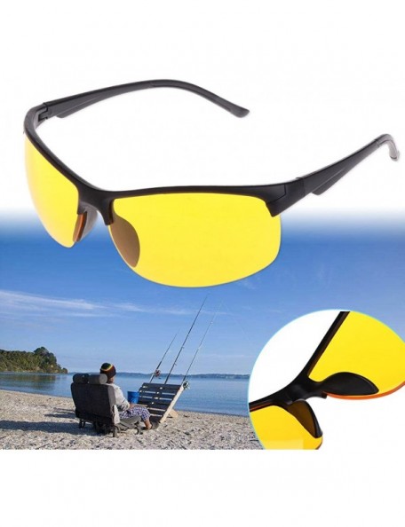 Sport Outdoor Protection Sunglasses-Fishing Cycling Night Vision Glasses - CE18G9SEGKQ $8.19