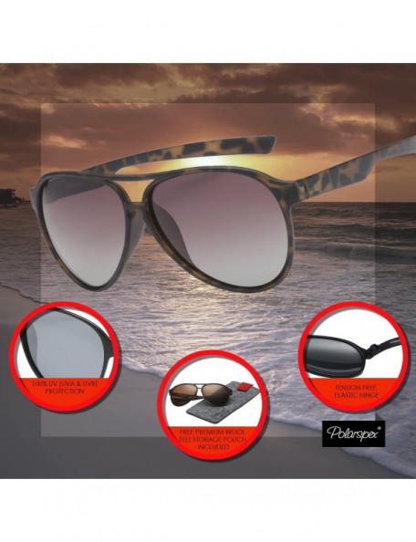 Oversized Polarized Lightweight Flexible Sunglasses - CZ188W0CY6I $8.83